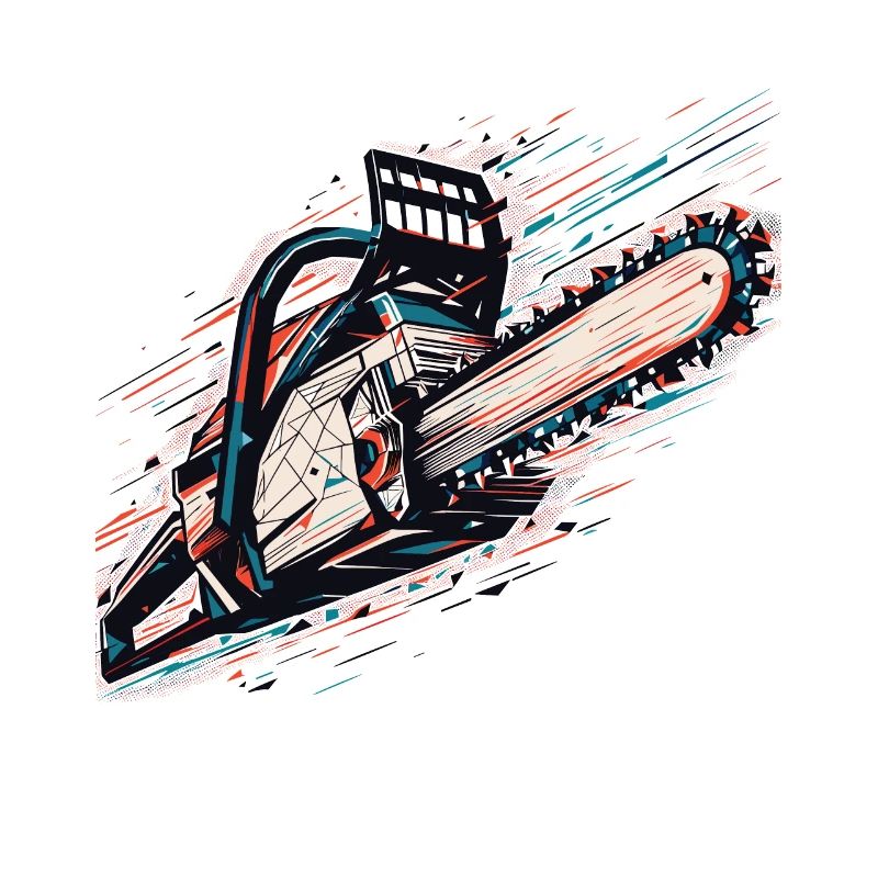 Vector Polygon Chainsaw