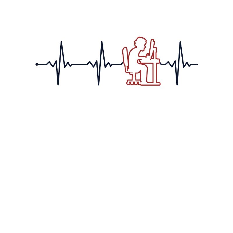 Programmer Heartbeat Softwareentwickler Coder