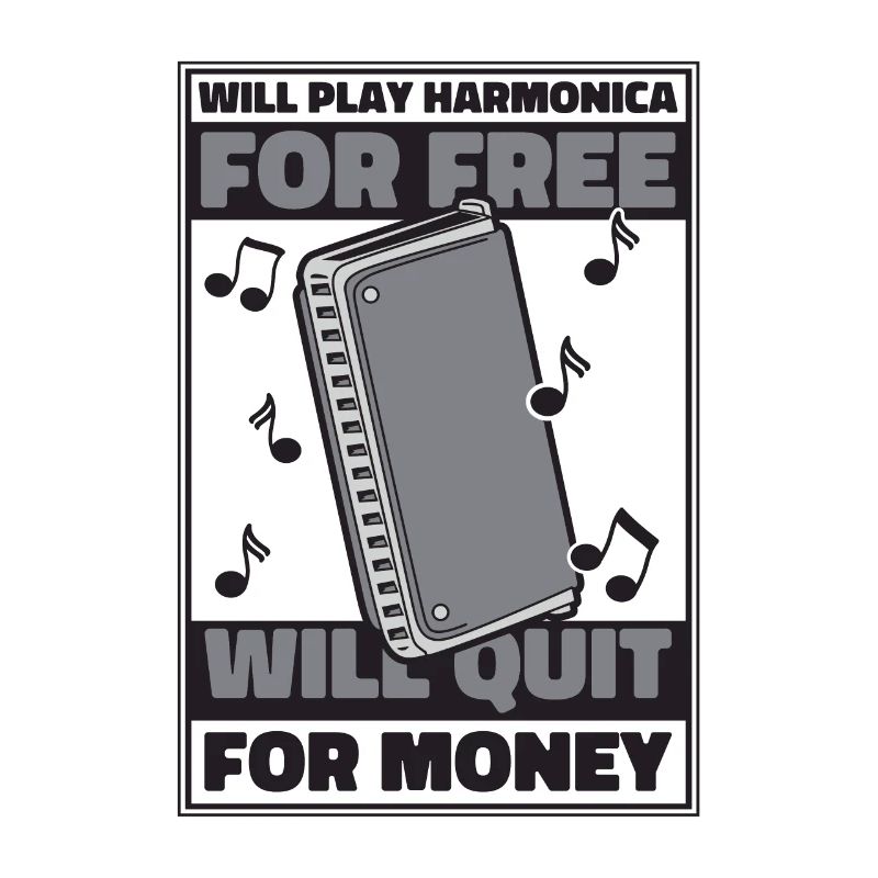 Play Harmonica For Free Will Quit For Money