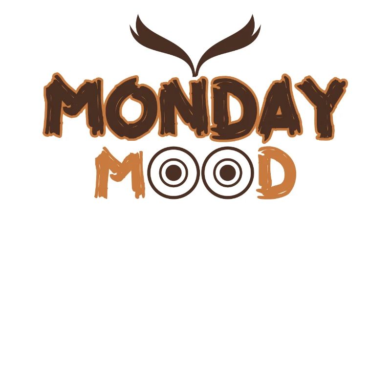 Lundi Mood, Eule, Déclaration drôle Montags Montag