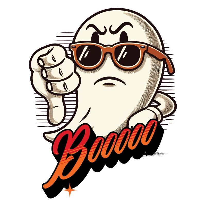Booing Ghost Drôle Ghost Design