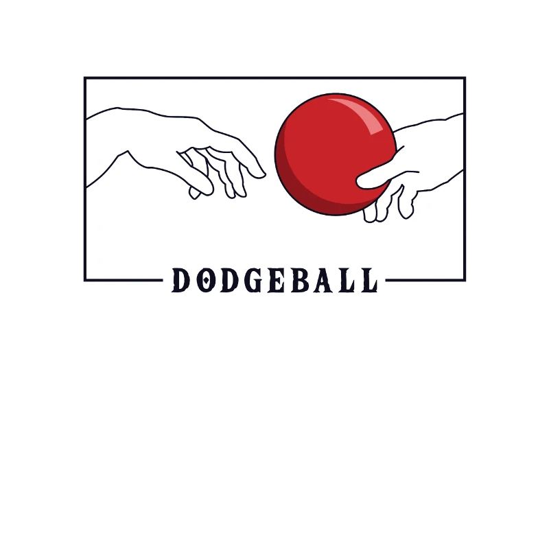 Michelangelo Création de l’équipe de jeu de dodgeball Adam