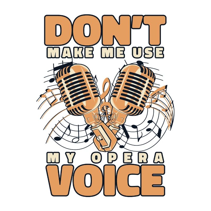 Ne me faites pas utiliser mon chanteur de voix d’opéra amoureux
