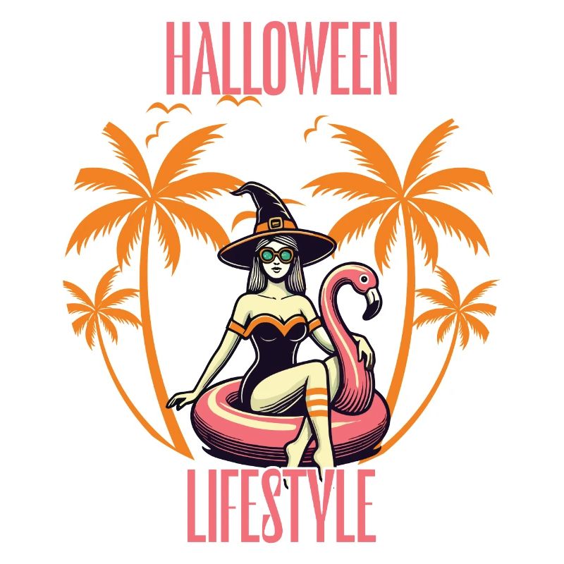 Halloween Mode de vie Sorcière de plage