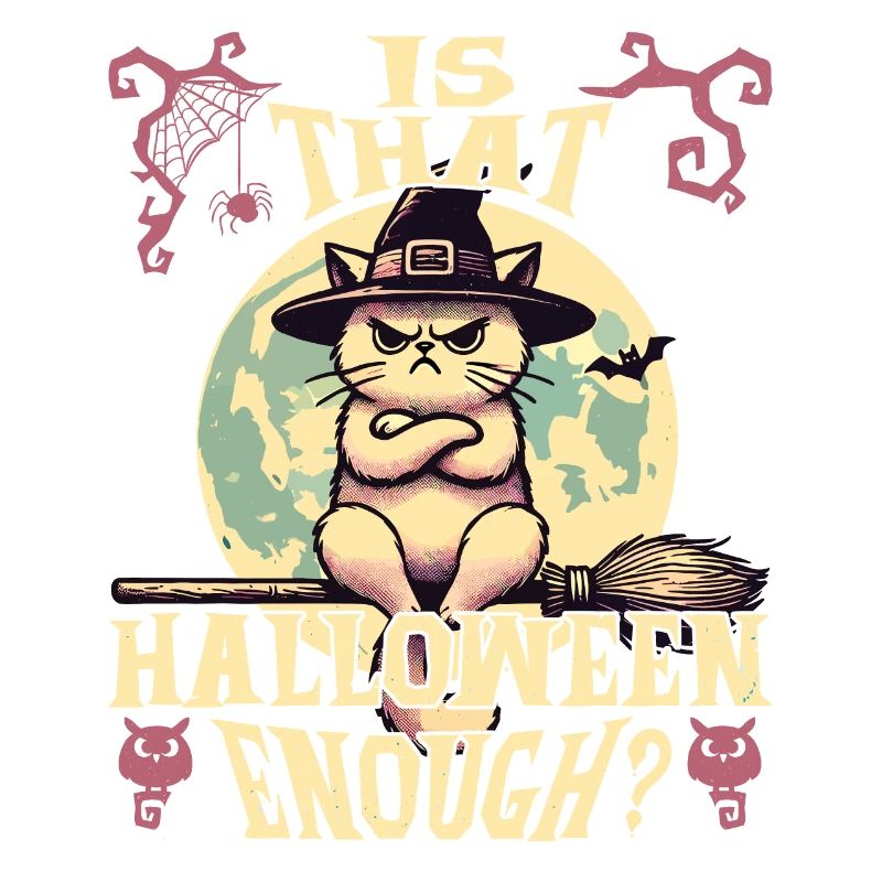 Is The Halloween Enough Cat Witch Hat