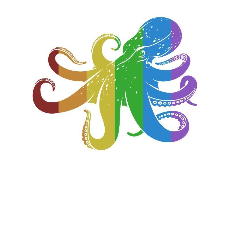 Octopus LGBT Rainbow Octopodes Octopoda