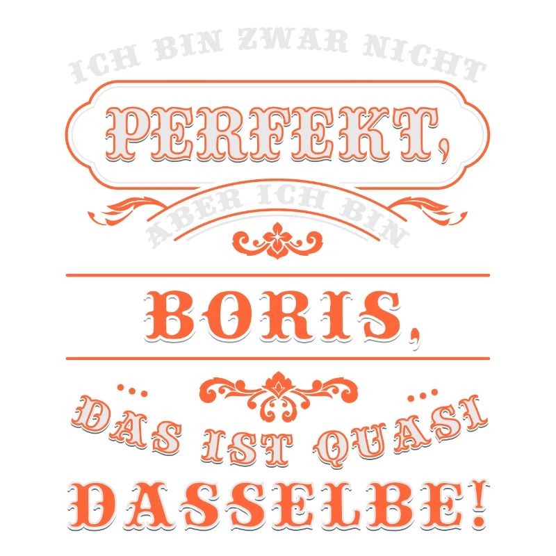 Funny BORIS for Name Day with Name Name