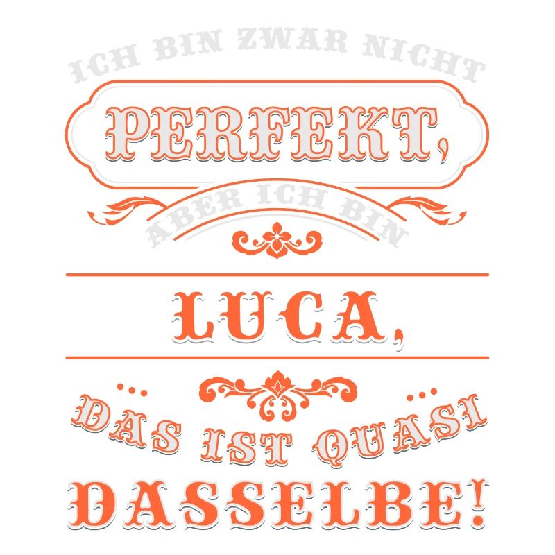 Funny LUCA for Name Day with Name Name