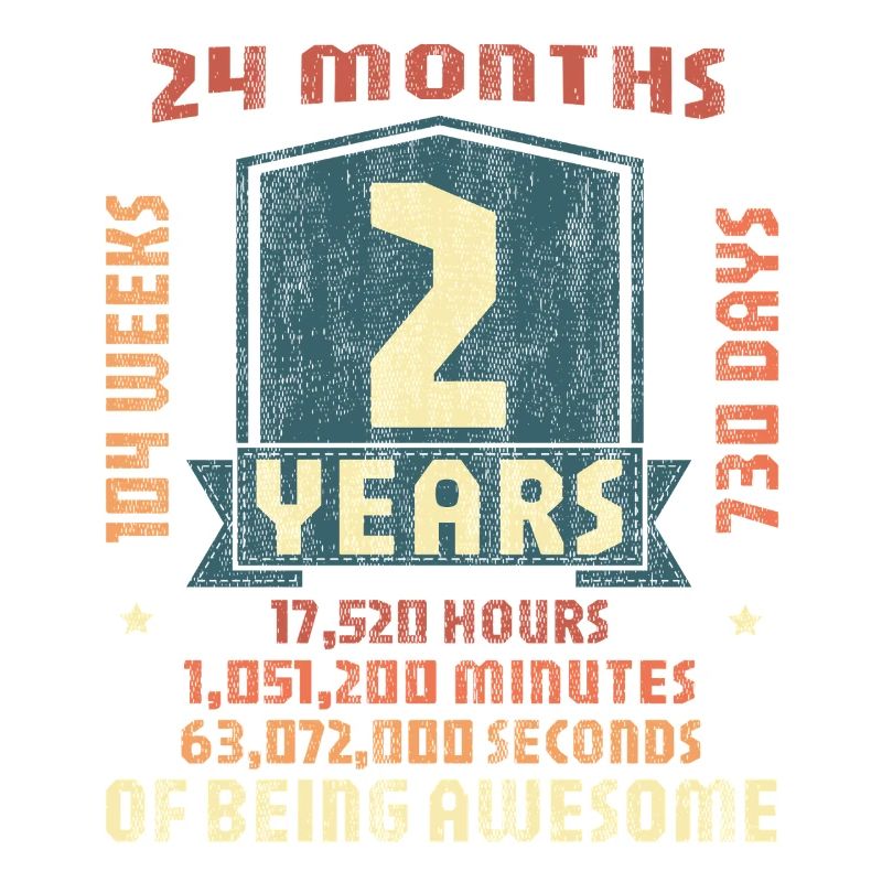 2 ans ! Cadeau d’anniversaire pour les 2 ans