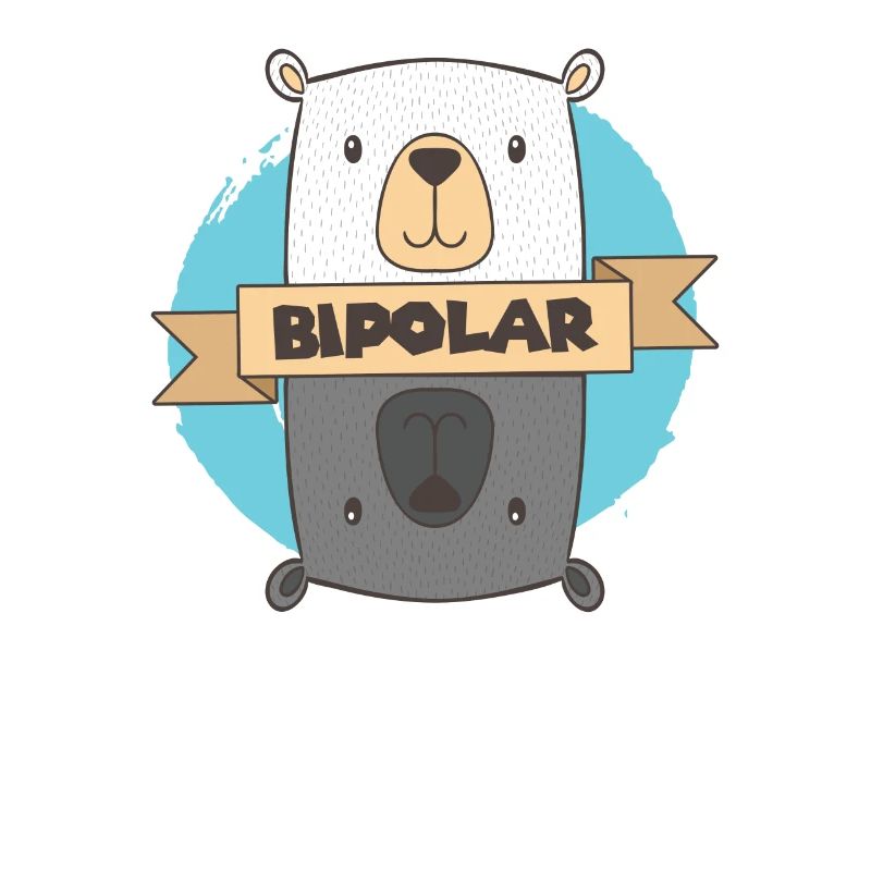 BiPolar Bear I Conception de troubles mentaux mignons
