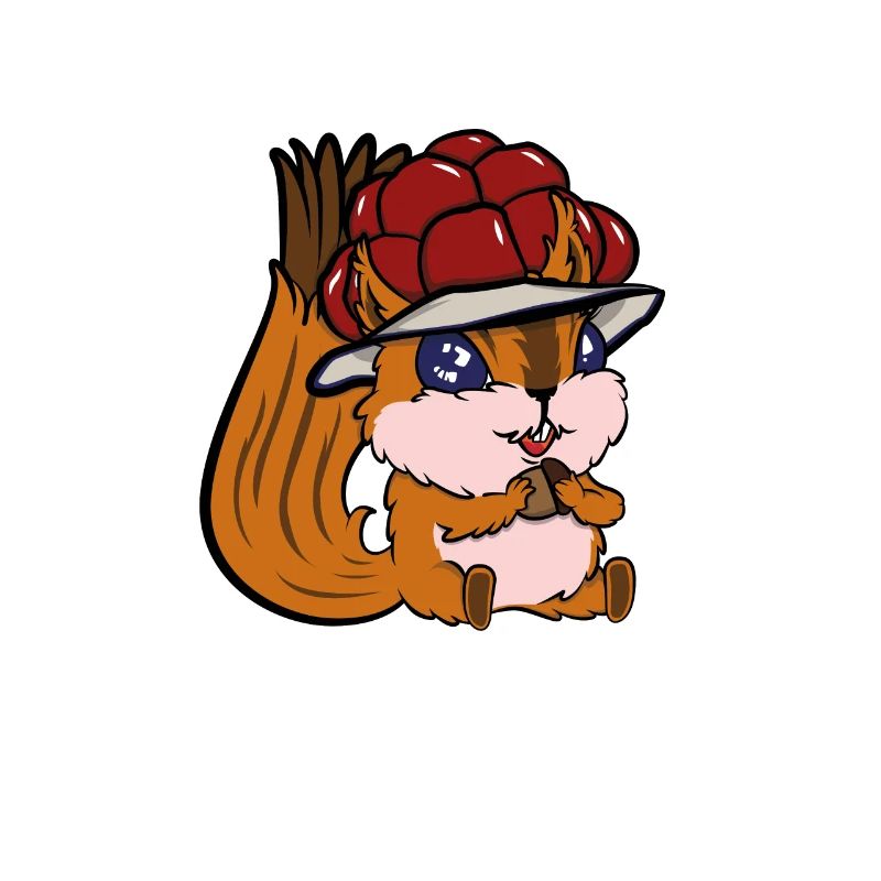 Bollenhut Schwarzwald Eichhörnchen Eichkätzchen