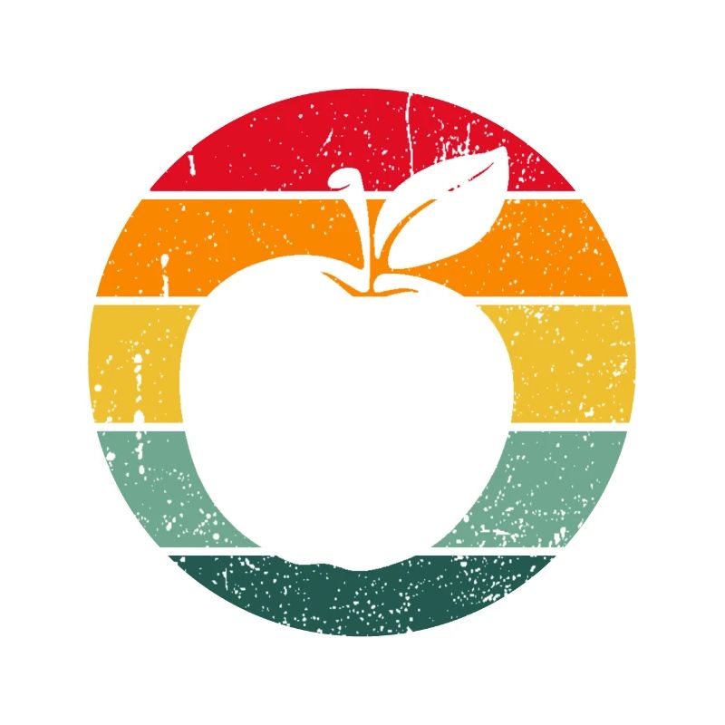 Vintage Retro Apple Fruit Apple Tree Gift Idea