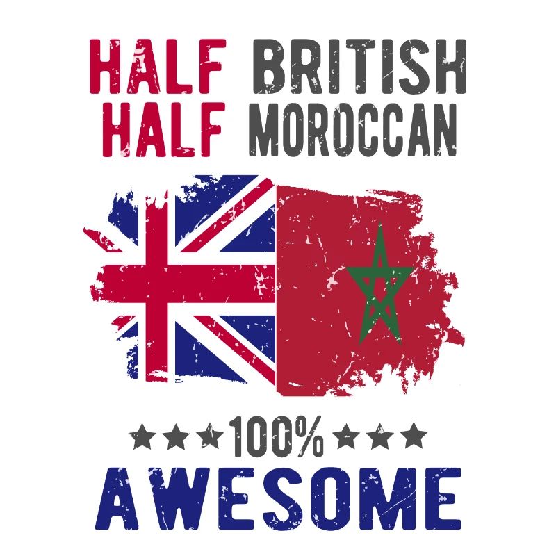 Half British Half Moroccan