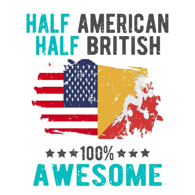 Half American Half British
