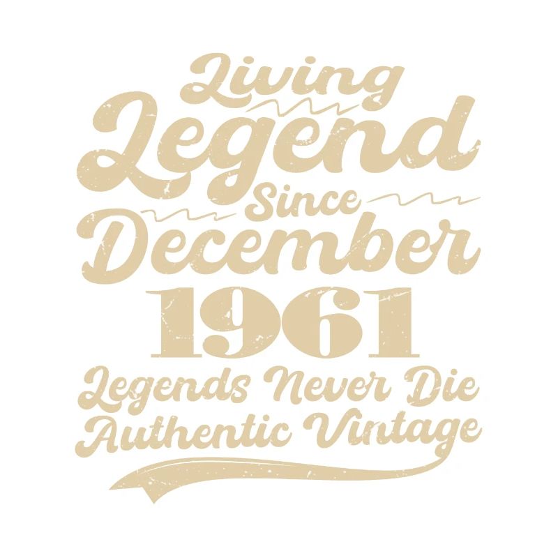 Es war einmal eine Legende. Dezember 1961 Geburts