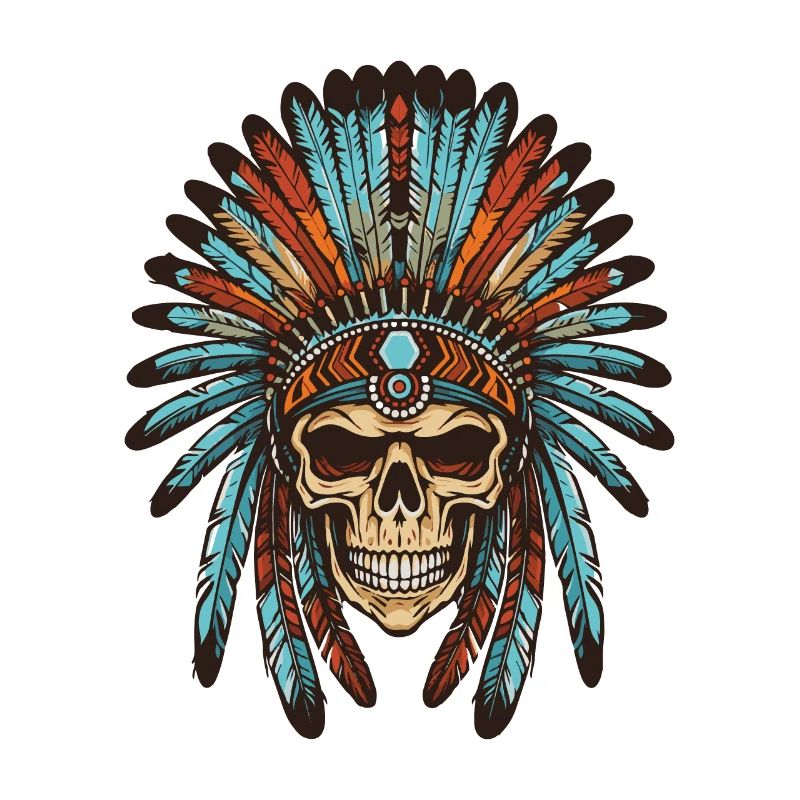 Apache Indian Skull