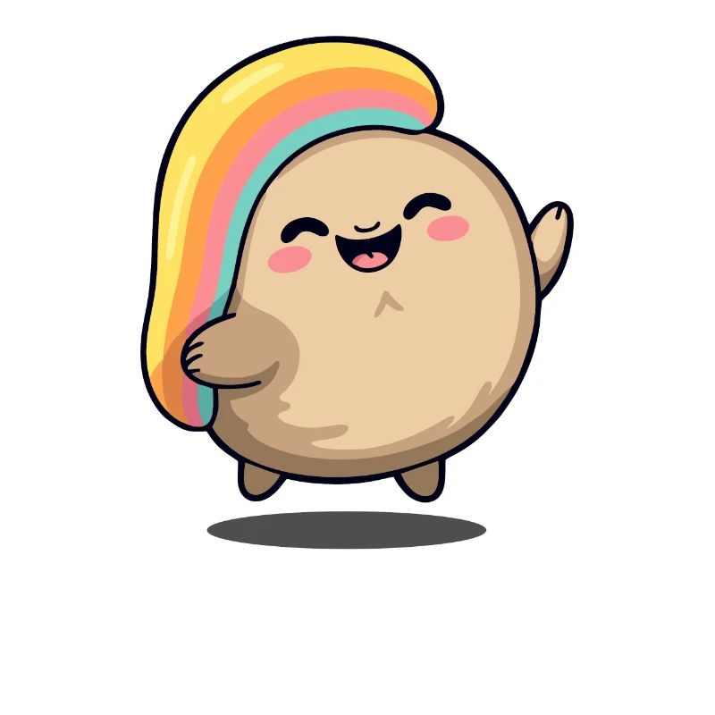 Happy cute chibi thing