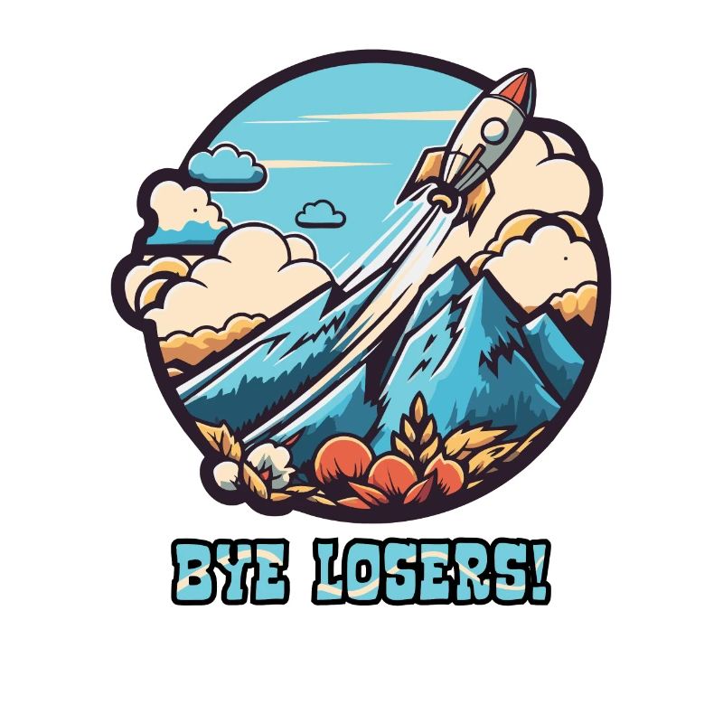 Bye bye, losers! Launch of the rocket