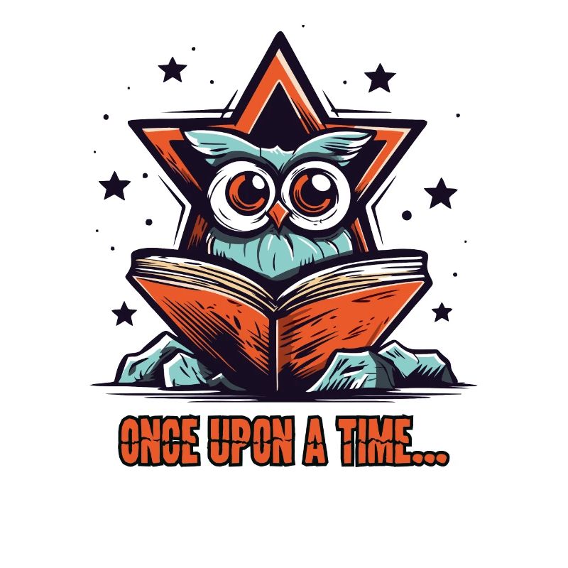 Once upon a time, a book-reading owl