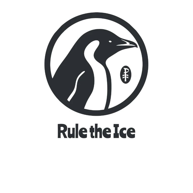 Beherrsche das Eis, ein Pinguin