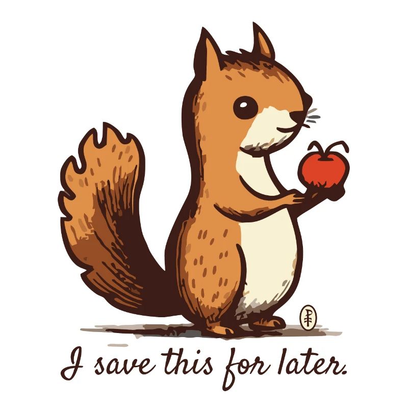 I'll save this for later: Cartoon Squirrel