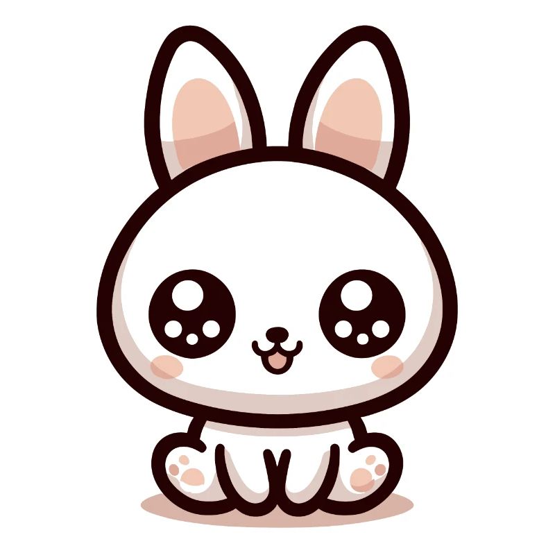 Rabbit Bubble Tea Kawaii