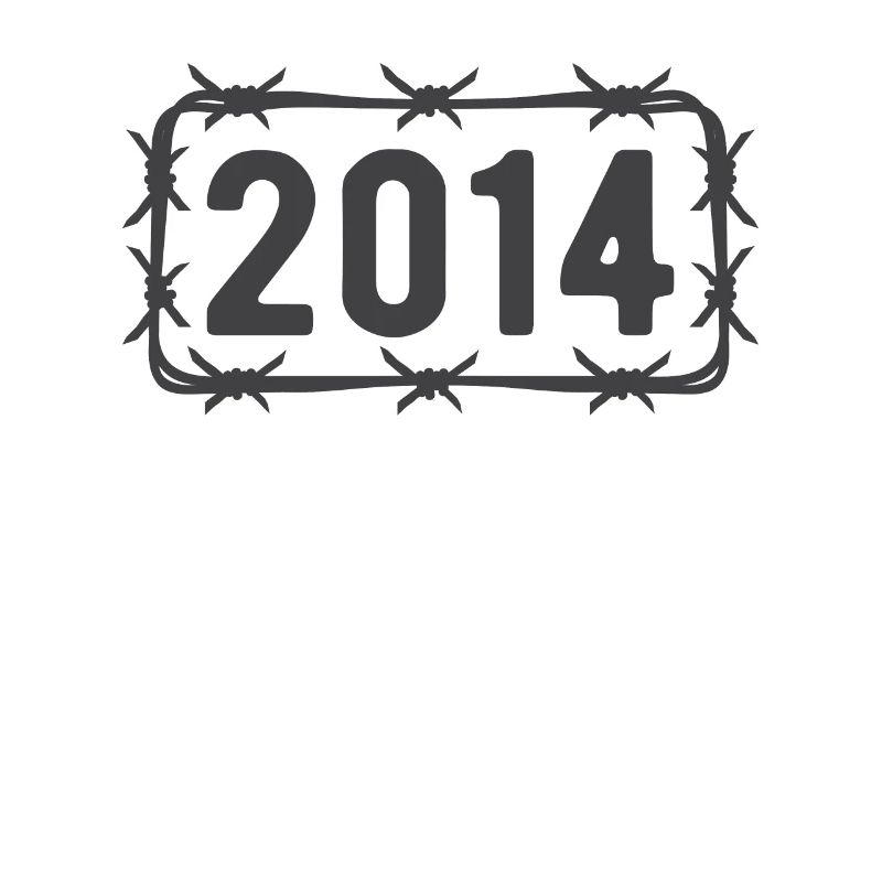 Geburtstag Vintage 2014 Stacheldraht