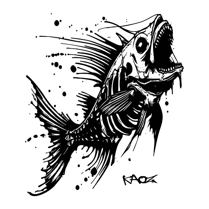 A Skeleton Fish