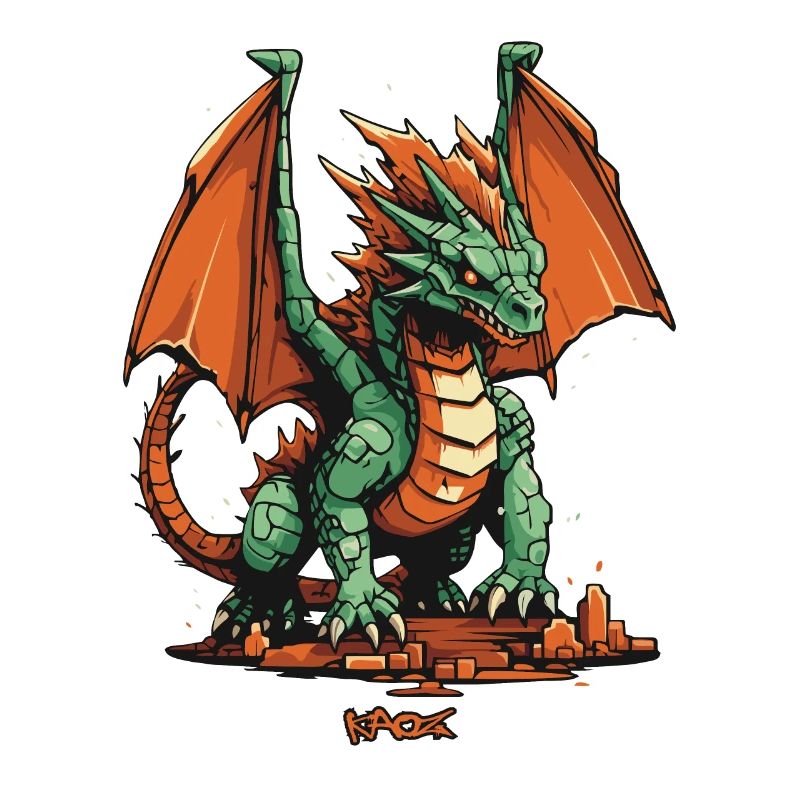 Spielzeug Drache
