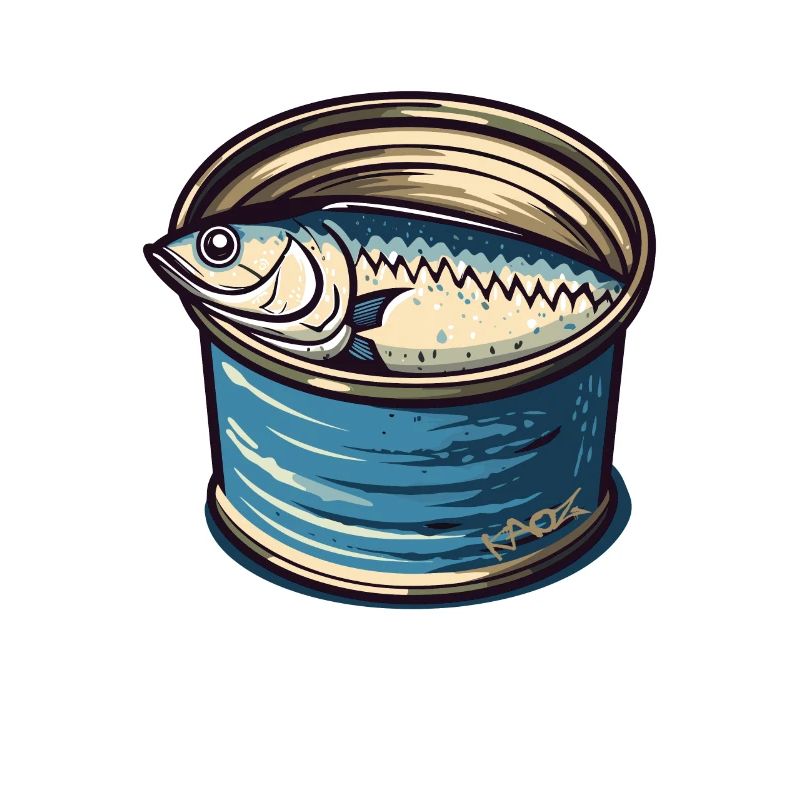 A fish in a can