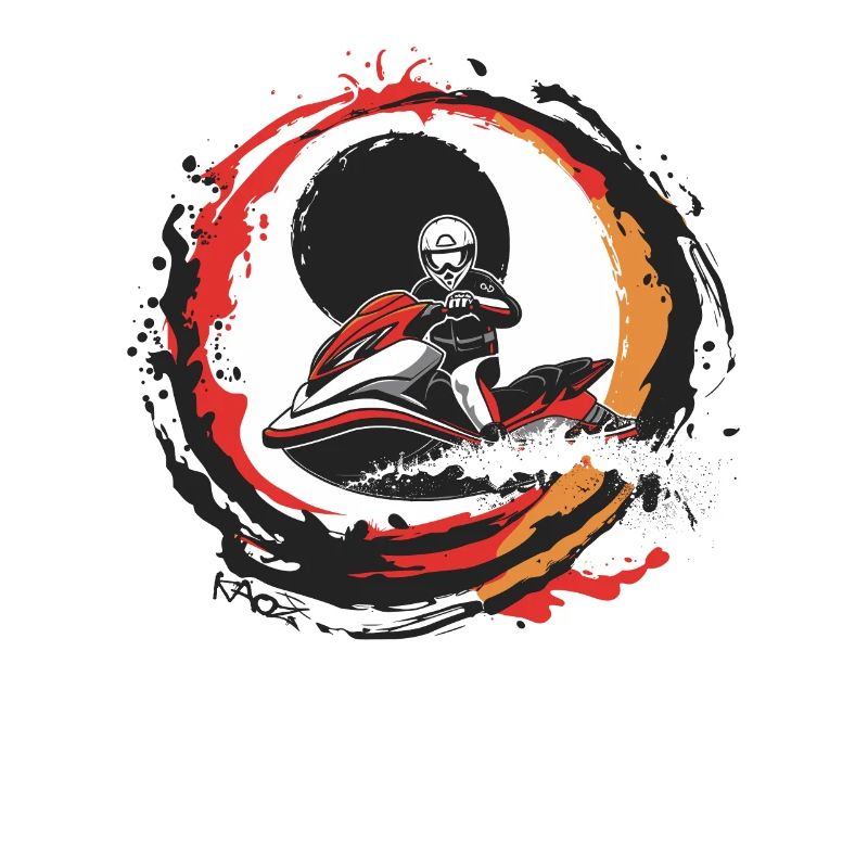 Jet Ski Éclaboussures d’eau