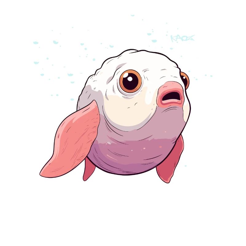 A blob-like fish