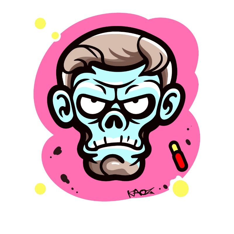 pointlessly crazy, funny cartoon monkey