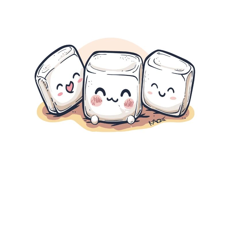 Cute, Cute Chibi Marshmallows
