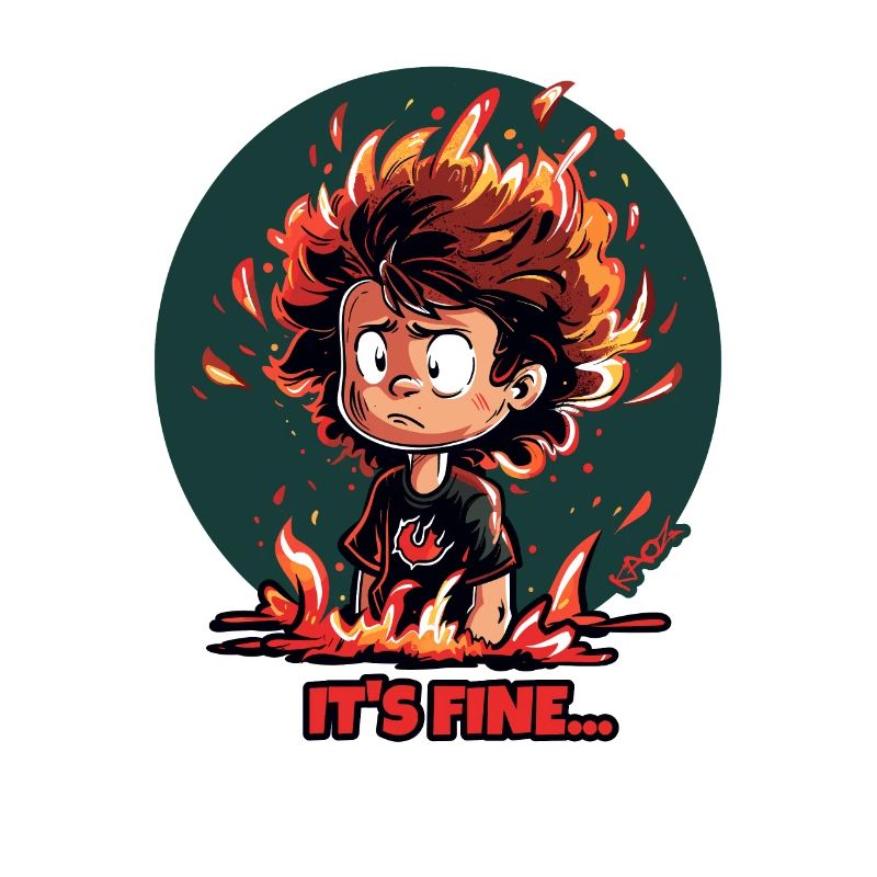 Everything's burning, but it's alright, boy