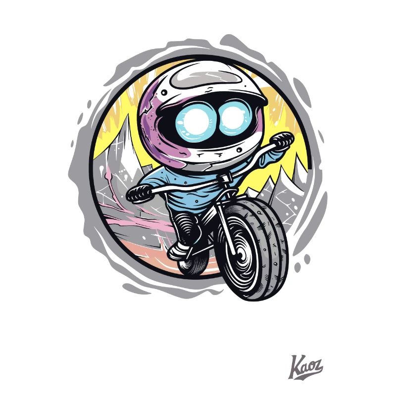 Little Chibi: Funny Motorcyclist