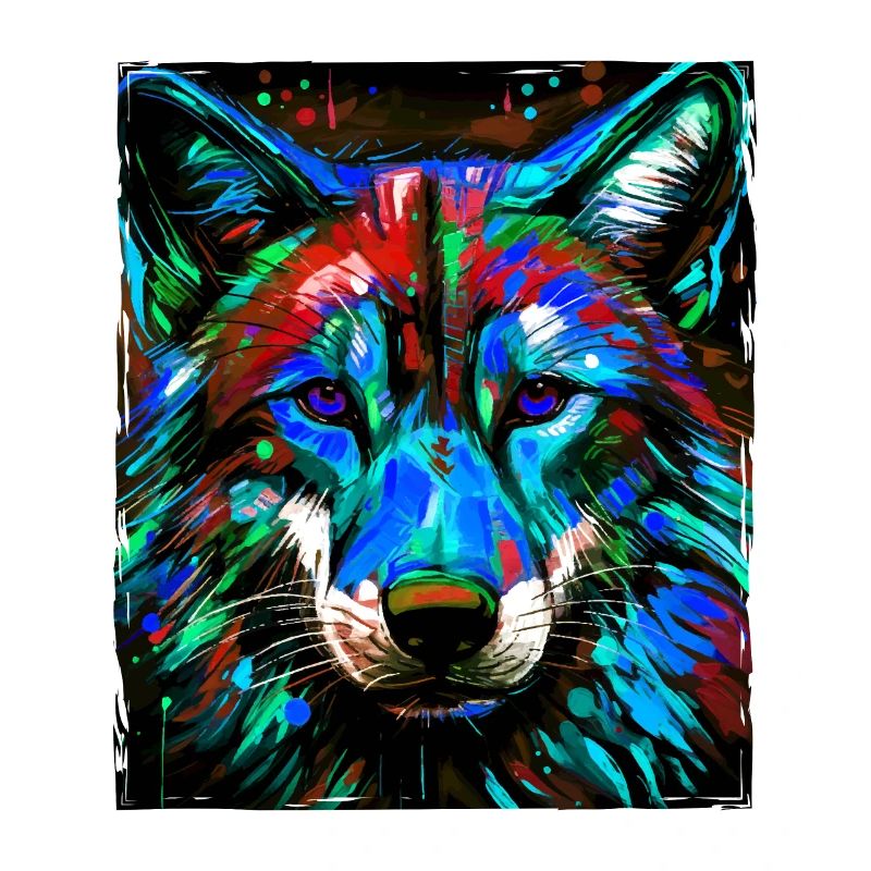 Wolf Porträt