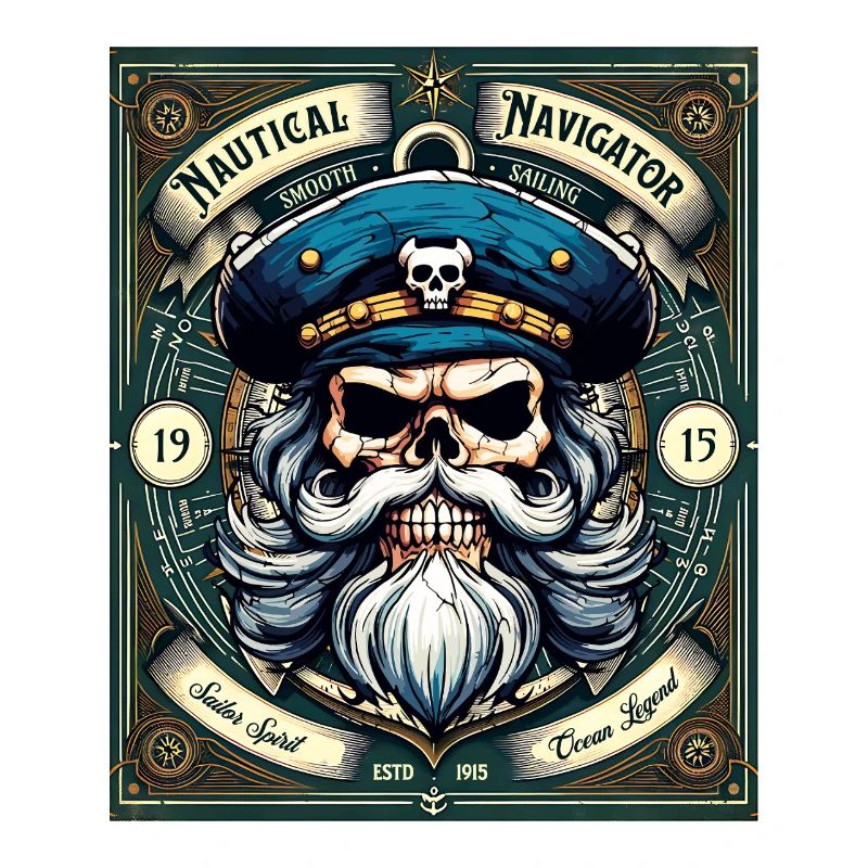Sailor Skull Skull Captain Ahoy Ship