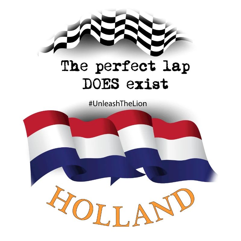F1 - HOLLAND - FLAGGE - PERFEKTES LAP