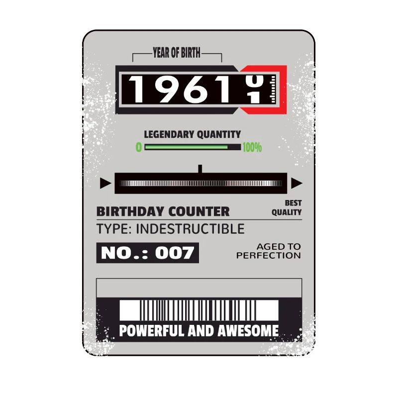 Three-phase meter birthday 1961 gift