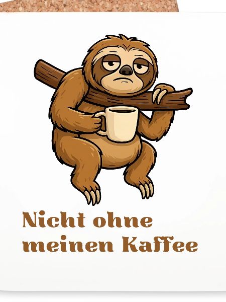 Nicht ohne meinen Kaffee Sloth