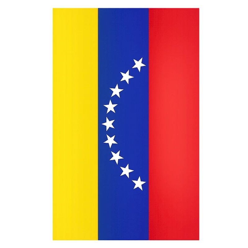 Venezuela-Flaggenbogen-Sterne