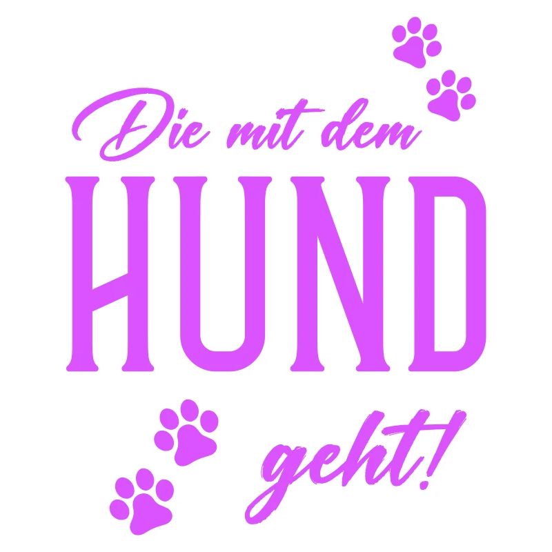 Die mit dem Hund geht