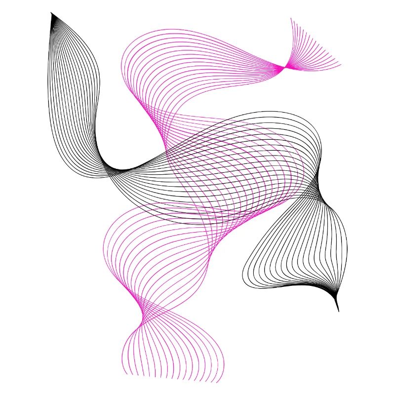 Neonspirale Pink Abstrakt