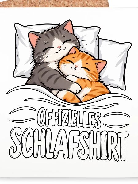 Schlafshirt Katze