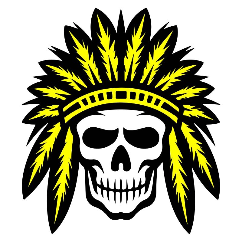 Apache Indian Chief Skull