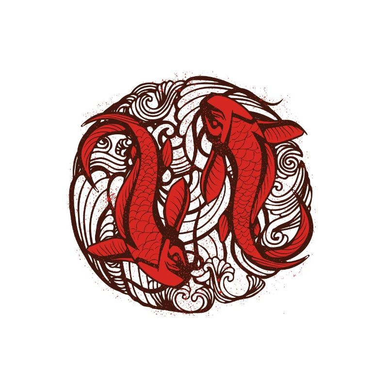 Japanischer roter Fisch