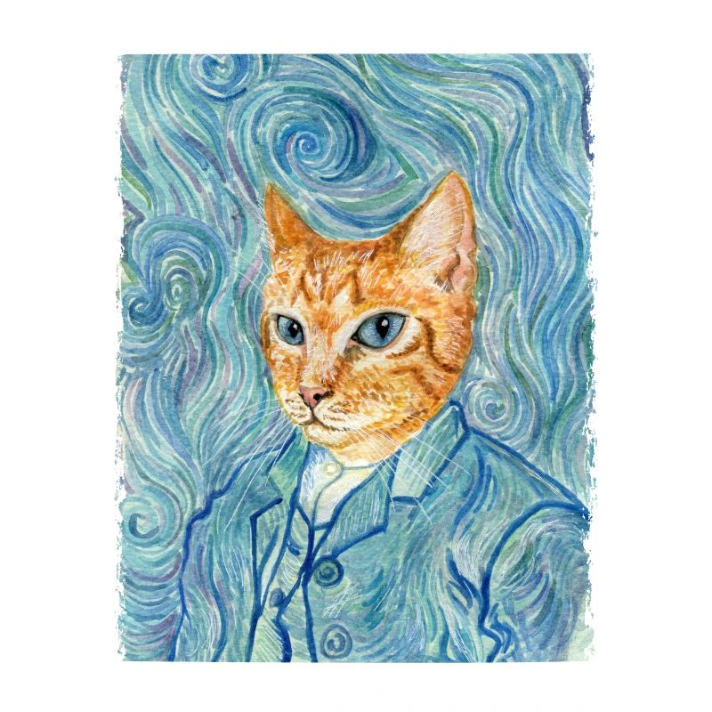 Kätzchen van Gogh