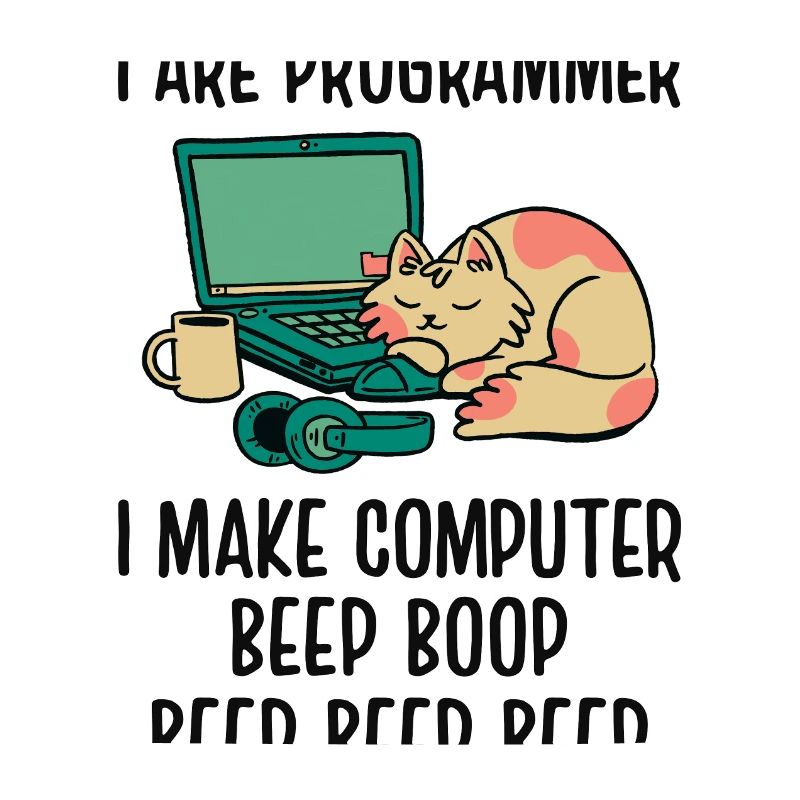 I Are Programmer I Make Computer Beep Bop Coder So