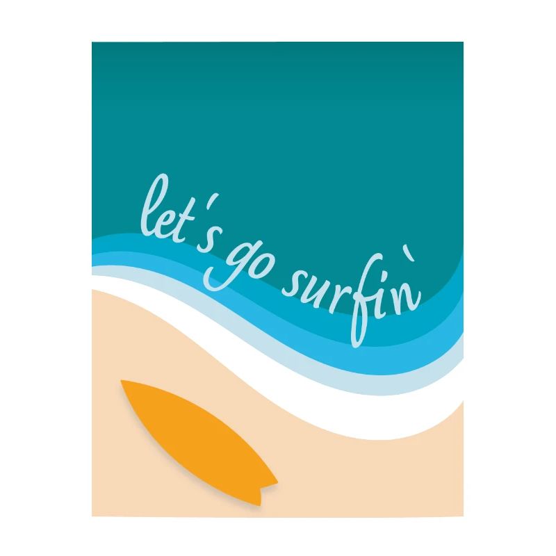 Let's go surfin' surfing (angular design)